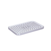 Лійка для верхнього душу Qtap Hlavova 260x180 мм прямокутна Chrome/White (QTHLA107CRM45785)