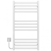 Полотенцесушитель Deffi "AVAST" (лев. подкл.) электр., БЕЛАЯ ЧФ П12 (500х1000) 148Вт