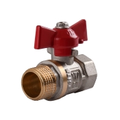 Кран шаровой прямой Quality Professional WATER VALVE 1/2″ ЗВ КБ NV-V Q002 (000004538)