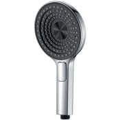 Душова лійка KOER KP-0403-01 із кнопкою 130мм пластик хром (KR4991)