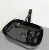 Умивальник (раковина) VBI RAVENNA BLACK GLOSSY накладний (VBI-011227)
