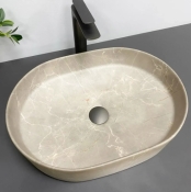 Умивальник (раковина) VBI VERONA 50 BEIGE STONE MATT накладний (VBI-011325)