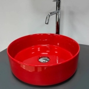 Умивальник (раковина) VBI PRATO RED GLOSSY накладний (VBI-011416)