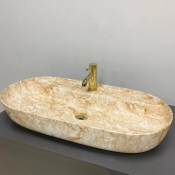 Умывальник (раковина) VBI TERNI M TRAVERTINE накладной VBI-011804