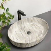 Умивальник (раковина) VBI UDINE STONE GLOSSY накладний VBI-012102
