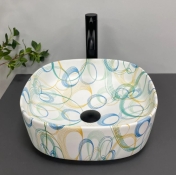 Умывальник (раковина) VBI AREZZO ABSTRACT MATT накладной VBI-013203