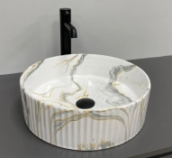Умивальник (раковина) VBI BRINDISI M STAINS GLOSSY накладний VBI-014103