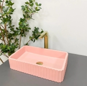 Умивальник (раковина) VBI FLORENTIA PINK MATT накладний VBI-015005