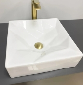 Умивальник (раковина) VBI TROIA WHITE GLOSSY накладний VBI-016400