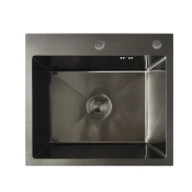 Кухонна мийка Mixxus MH5045 Decor Graphite (3.0/0.8) колір графіт (MI8310)