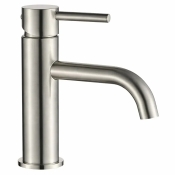 Смеситель для раковины VBI MILANO NICKEL низкий VBI-050100NI