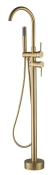 Змішувач для ванни VBI MILANO BRUSHED GOLD підлоговий VBI-050108BG