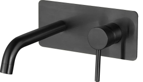 Змішувач для раковини VBI MILANO LONG 2 BLACK прихованого монтажу VBI-050112BL