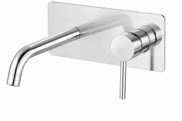 Змішувач для раковини VBI MILANO LONG 2 CHROME прихованого монтажу VBI-050112CH