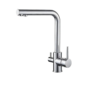 Смеситель для кухни VBI GEMINI CHROME на две воды VBI-055001CH