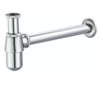 Сифон для раковини Mixxus SIPHON-01 без випуску, під донний клапан, без ревізії, хром 1 1/4'' (AC3570)