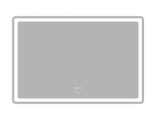Зеркало Zerix Mirra MR05-120x80 с LED Touch, Anti-fog, димером, регулятором яркости (ZX6061)