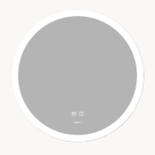 Зеркало Zerix Solo MC02-80 с LED Touch, Anti-fog, димером, регулятором яркости (ZX6066)