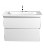 Тумба Мойдодир Палермо 90-U з умивальником ID-90 біла (00-00004170)