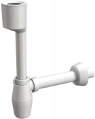 Сифон для писсуара Aqua Factory с манжетой и сливной трубой d32/40 (2621UA04GR)
