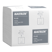 Туалетний папір листовий KATRIN Plus 2шари., 250 лист. 103Х230мм (KAT56156)