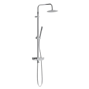 Душова система з душовим ТМС змішувачем полицею Damixa Scandinavian Pure, хром (936760000)