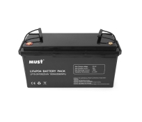Акумуляторна батарея Must LiFePO4 LP15-24100 25.6V 100Ah, 2,56kWh, BMS50A@4S, 6000 cycles, 522x240x218, 23kg (LP15-24100)