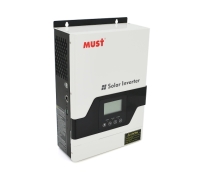 Гiбрiдний ДБЖ MUST PV18-1012VPM II, 1000W, 12V, ток заряда 10/20A, 160-275V, MPPT (45А, 105 Vdc) (PV18-1012VPM II)