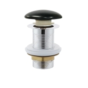 Донний клапан для раковини без переливу MIXXUS POP-UP-09 BLACK 1 1/4'' (СLICK-СLACK) (AC3568)