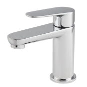 Смеситель для умывальника Haiba PARMA 001 (NUT), низкий, цвет «Хром» (HB9680)