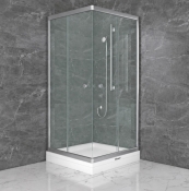 Душова кабіна SHOWER Saturn 162, прозоре скло 6 мм, 80х80х190 (С15591)