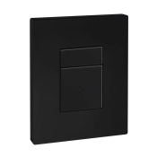Панель змиву  KOER KT-0607-05 157x198x10mm чорна матова, прямокутна кнопка (KR5346)