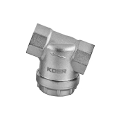 Фільтр грубої очистки 1" універсальний нікельований KOER KR.F03-1.N (KR5473)
