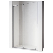Двері у нішу розсувні Walk-In правосторонні KOER SR SD07 120x200 прозоре скло EASY CLEAN хром (KR5773)